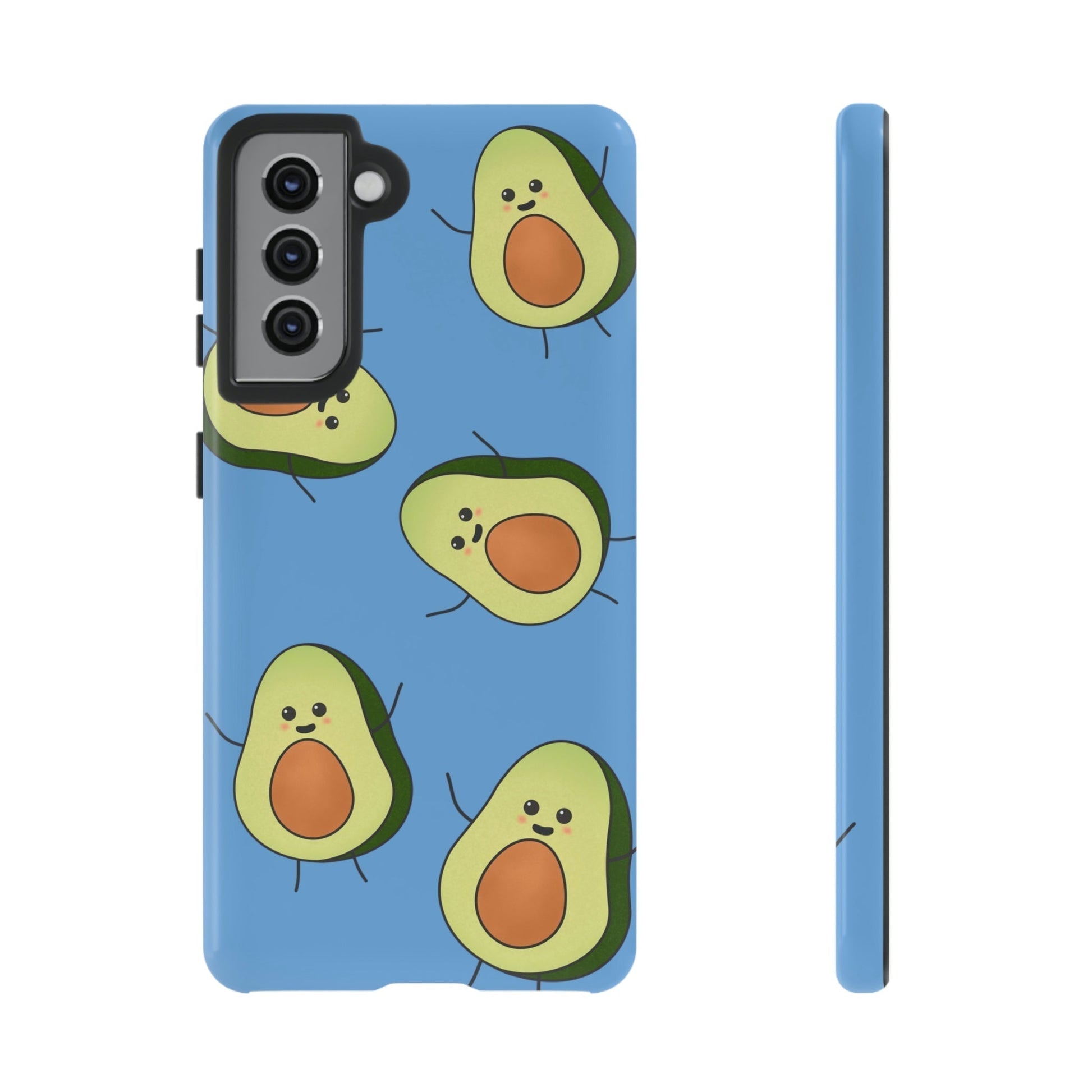 Phone Case-HAPPY AVOCADOS | Tough-Samsung Galaxy S21-Glossy-PhoneCaseBoss-Phone-Best-Phone-Cases