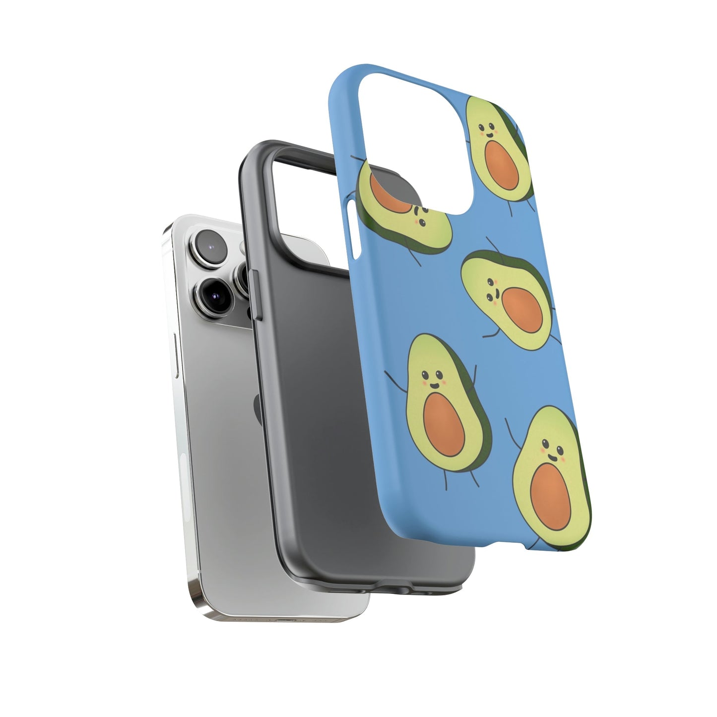 Phone Case-HAPPY AVOCADOS | Tough-PhoneCaseBoss-Phone-Best-Phone-Cases