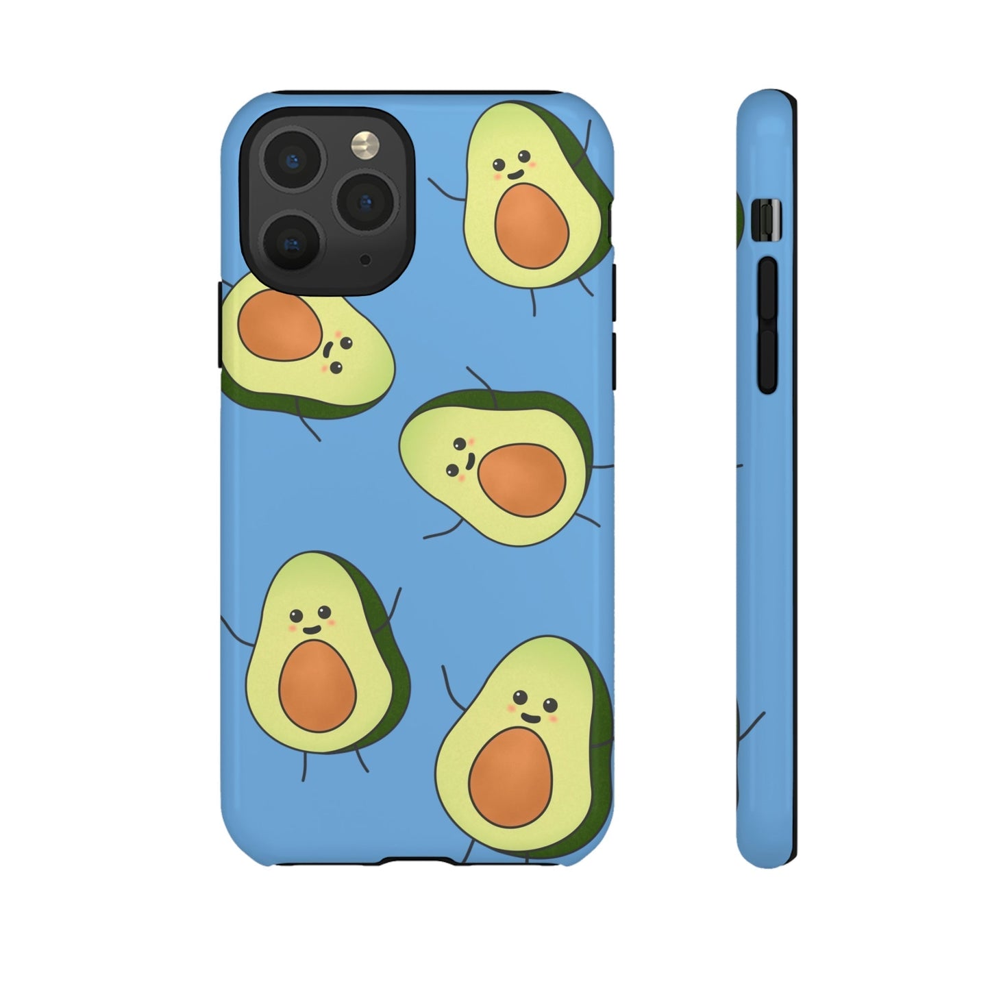 Phone Case-HAPPY AVOCADOS | Tough-iPhone 11 Pro-Glossy-PhoneCaseBoss-Phone-Best-Phone-Cases