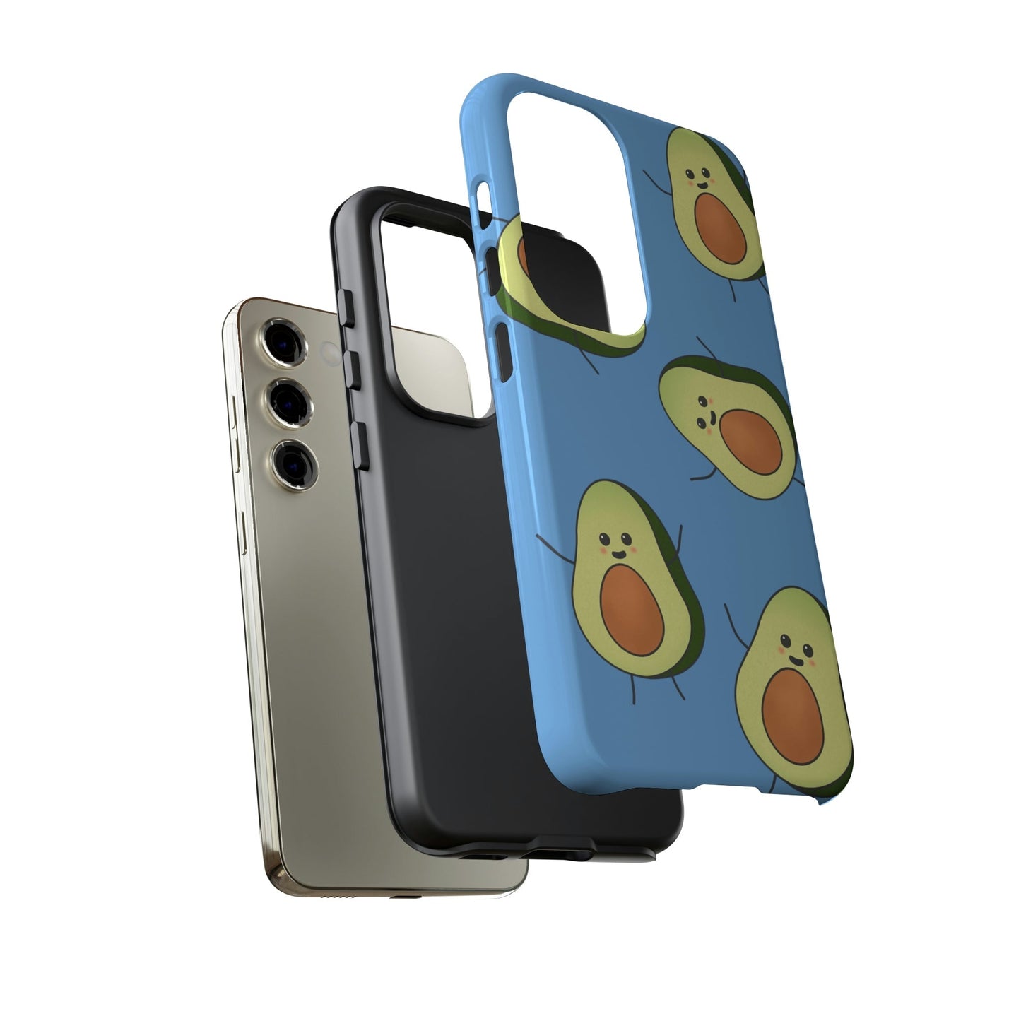 Phone Case-HAPPY AVOCADOS | Tough-PhoneCaseBoss-Phone-Best-Phone-Cases