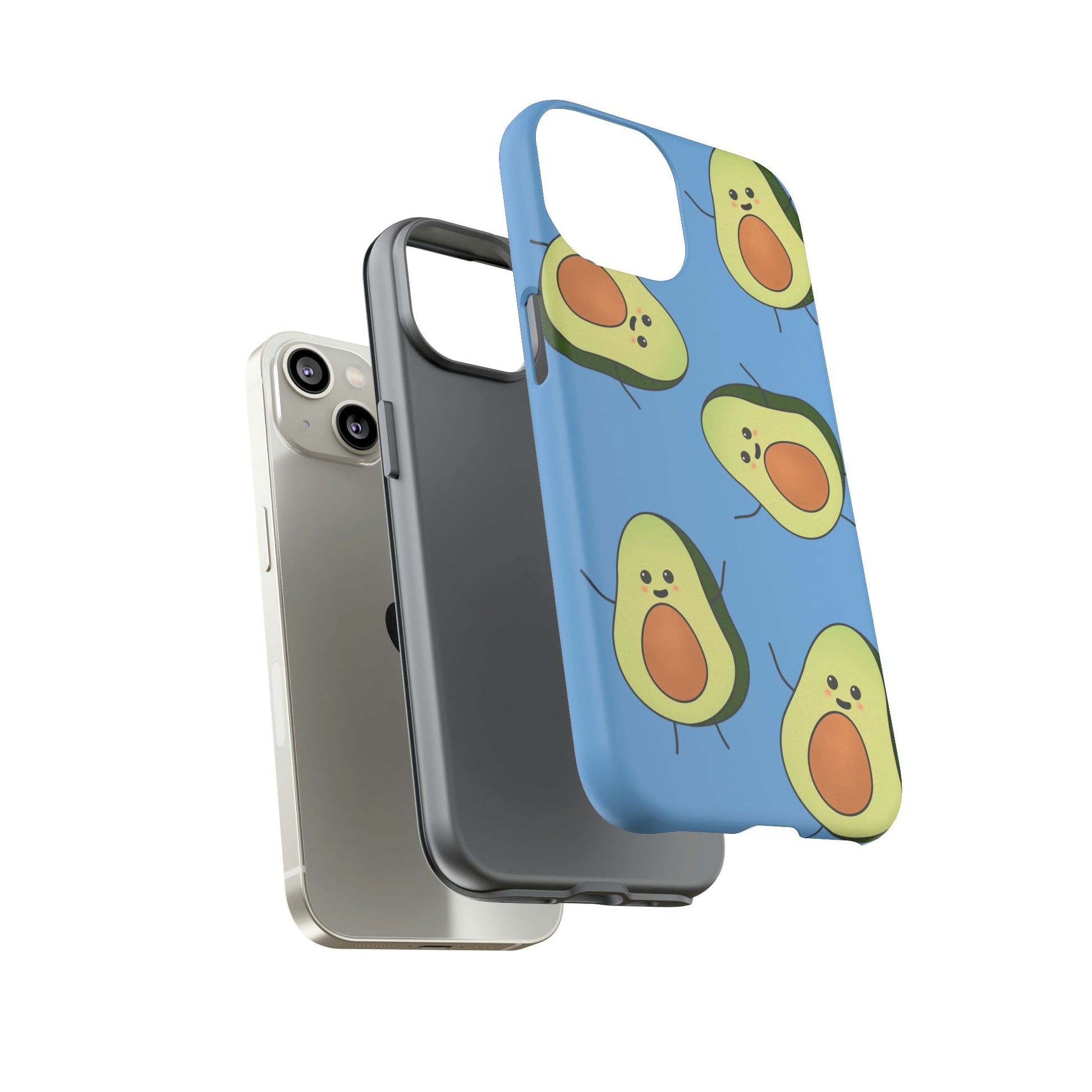 Phone Case-HAPPY AVOCADOS | Tough-PhoneCaseBoss-Phone-Best-Phone-Cases