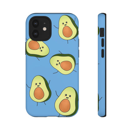 Phone Case-HAPPY AVOCADOS | Tough-iPhone 12 Mini-Matte-PhoneCaseBoss-Phone-Best-Phone-Cases