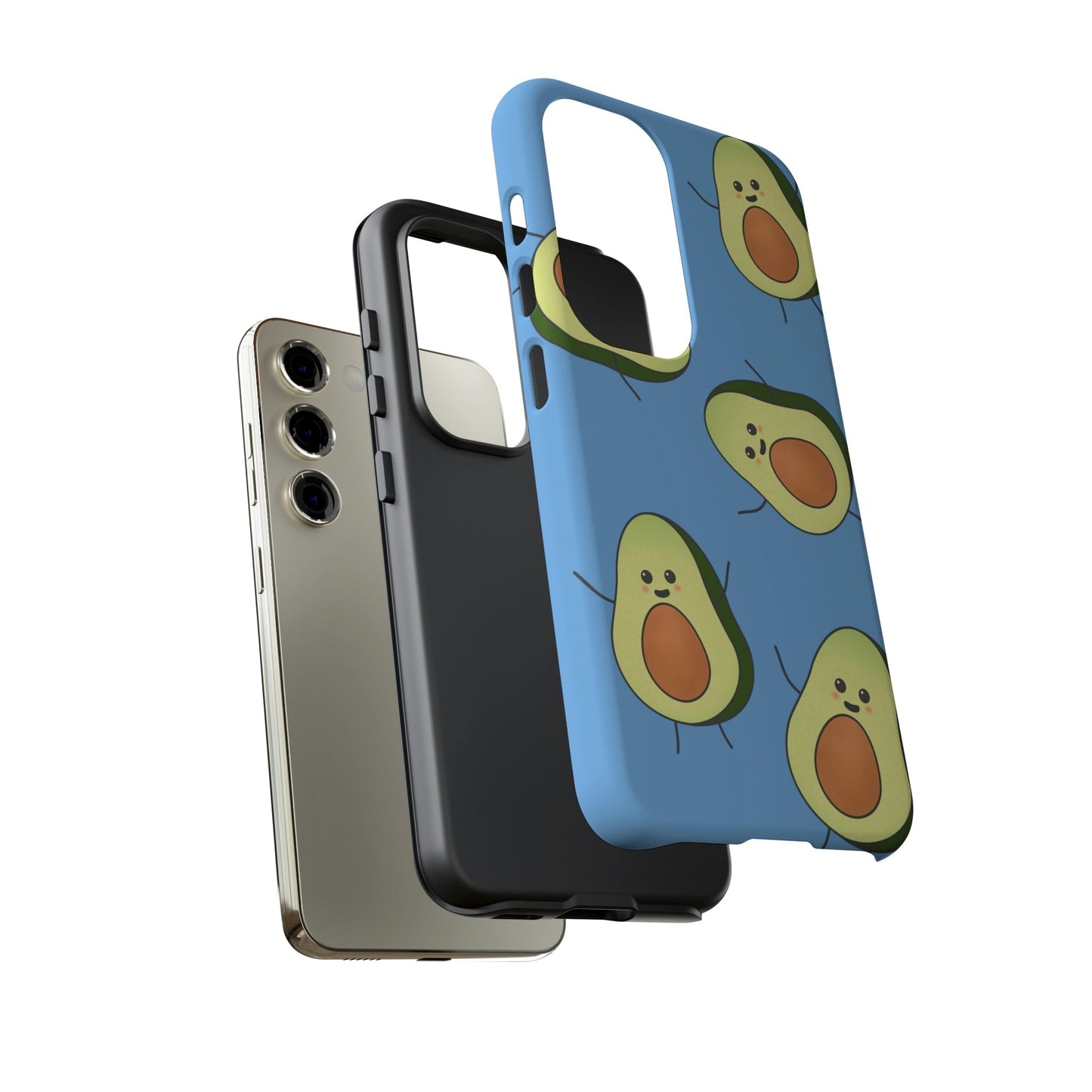 Phone Case-HAPPY AVOCADOS | Tough-PhoneCaseBoss-Phone-Best-Phone-Cases