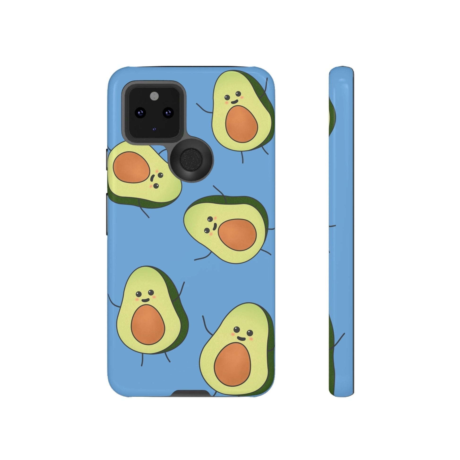 Phone Case-HAPPY AVOCADOS | Tough-Google Pixel 5 5G-Glossy-PhoneCaseBoss-Phone-Best-Phone-Cases