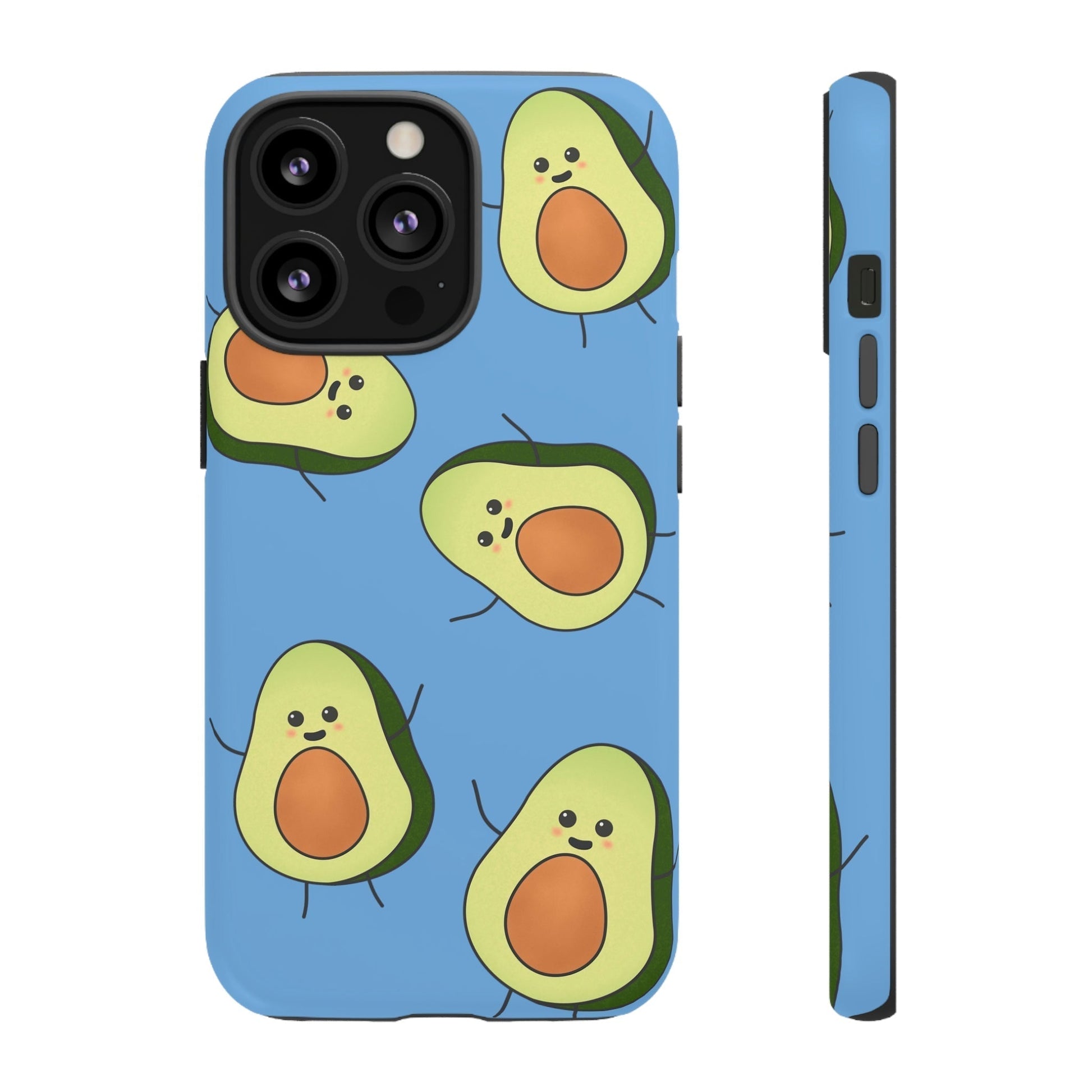 Phone Case-HAPPY AVOCADOS | Tough-iPhone 13 Pro-Matte-PhoneCaseBoss-Phone-Best-Phone-Cases