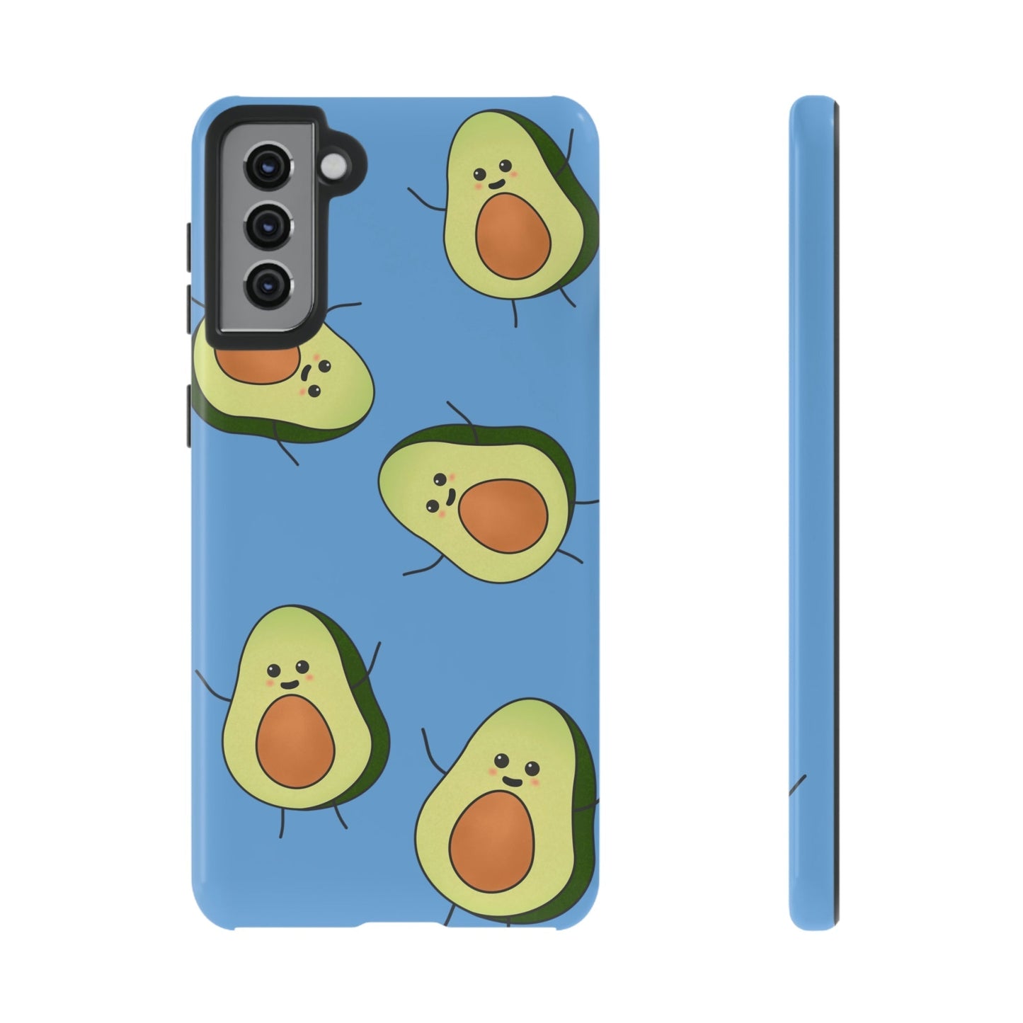 Phone Case-HAPPY AVOCADOS | Tough-Samsung Galaxy S21 Plus-Glossy-PhoneCaseBoss-Phone-Best-Phone-Cases