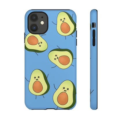 Phone Case-HAPPY AVOCADOS | Tough-iPhone 11-Matte-PhoneCaseBoss-Phone-Best-Phone-Cases