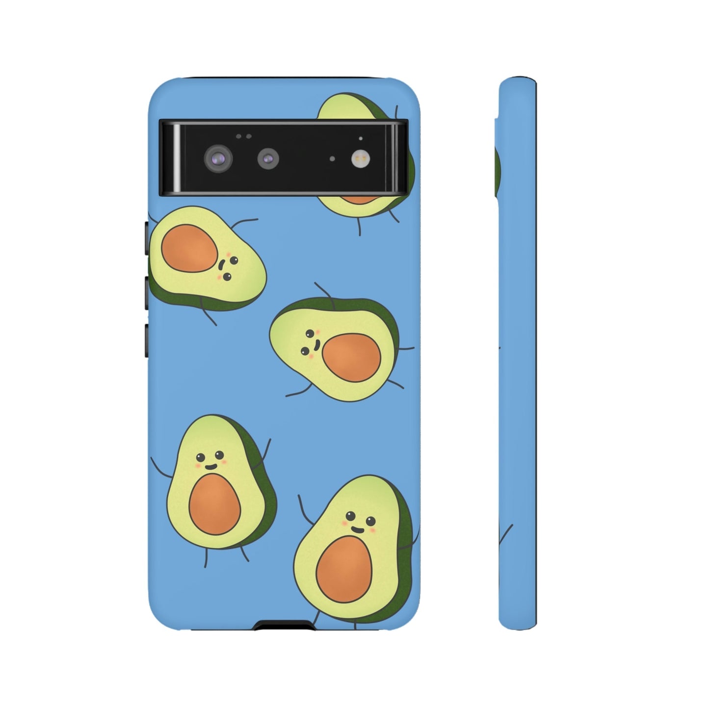 Phone Case-HAPPY AVOCADOS | Tough-Google Pixel 6-Matte-PhoneCaseBoss-Phone-Best-Phone-Cases