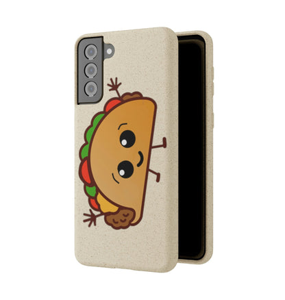  Best Phone Case Brands - Biodegradeable iPhone Case Earth Friendly Android Phone Case - Happy Taco Peep - Biodegradable - PhoneCaseBoss