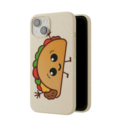  Best Phone Case Brands - Biodegradeable iPhone Case Earth Friendly Android Phone Case - Happy Taco Peep - Biodegradable - PhoneCaseBoss