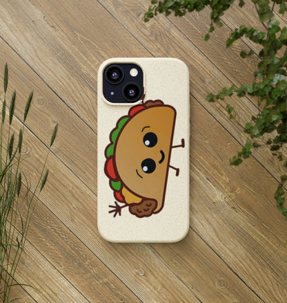  Best Phone Case Brands - Biodegradeable iPhone Case Earth Friendly Android Phone Case - Happy Taco Peep - Biodegradable - PhoneCaseBoss