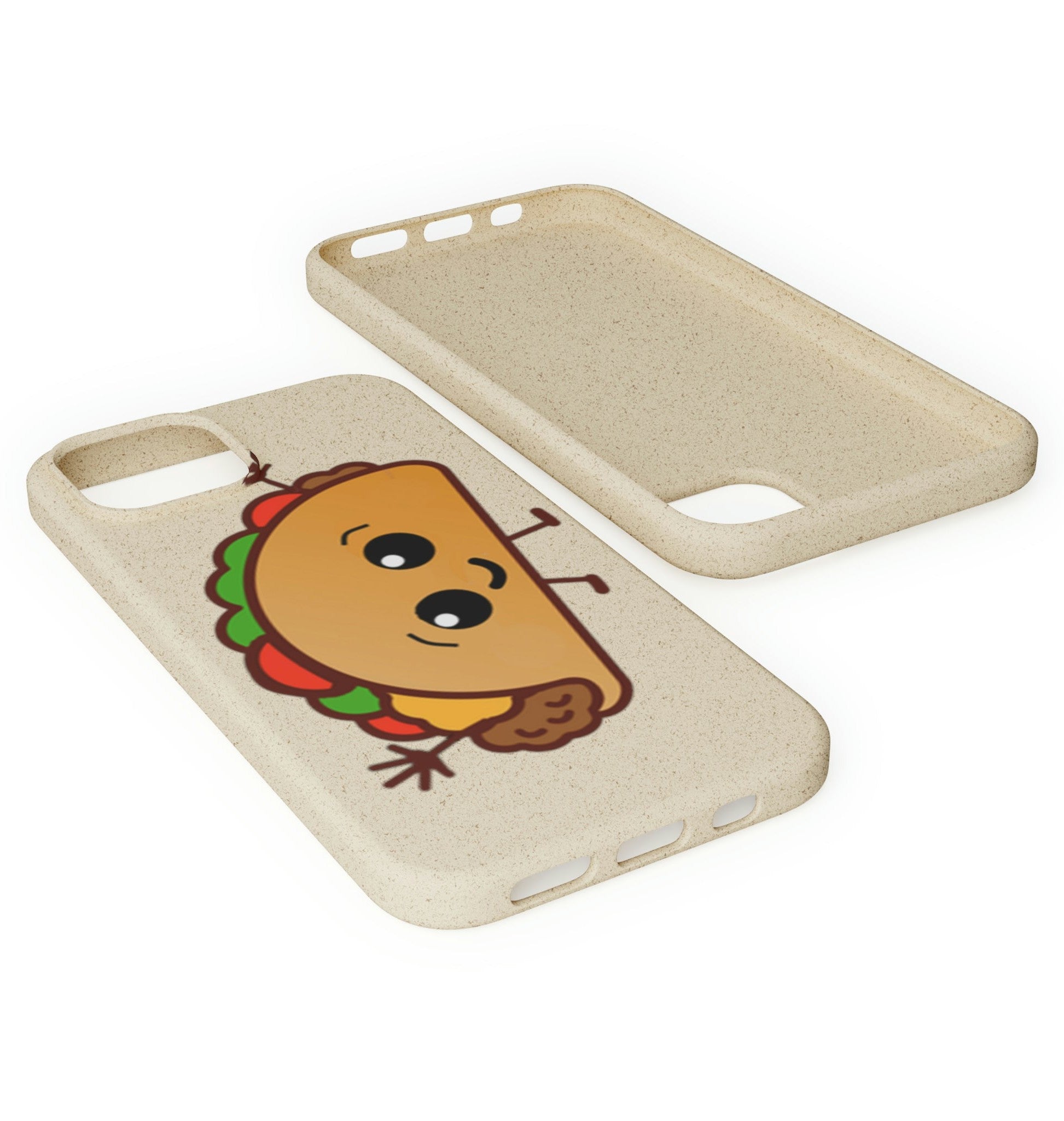  Best Phone Case Brands - Biodegradeable iPhone Case Earth Friendly Android Phone Case - Happy Taco Peep - Biodegradable - PhoneCaseBoss