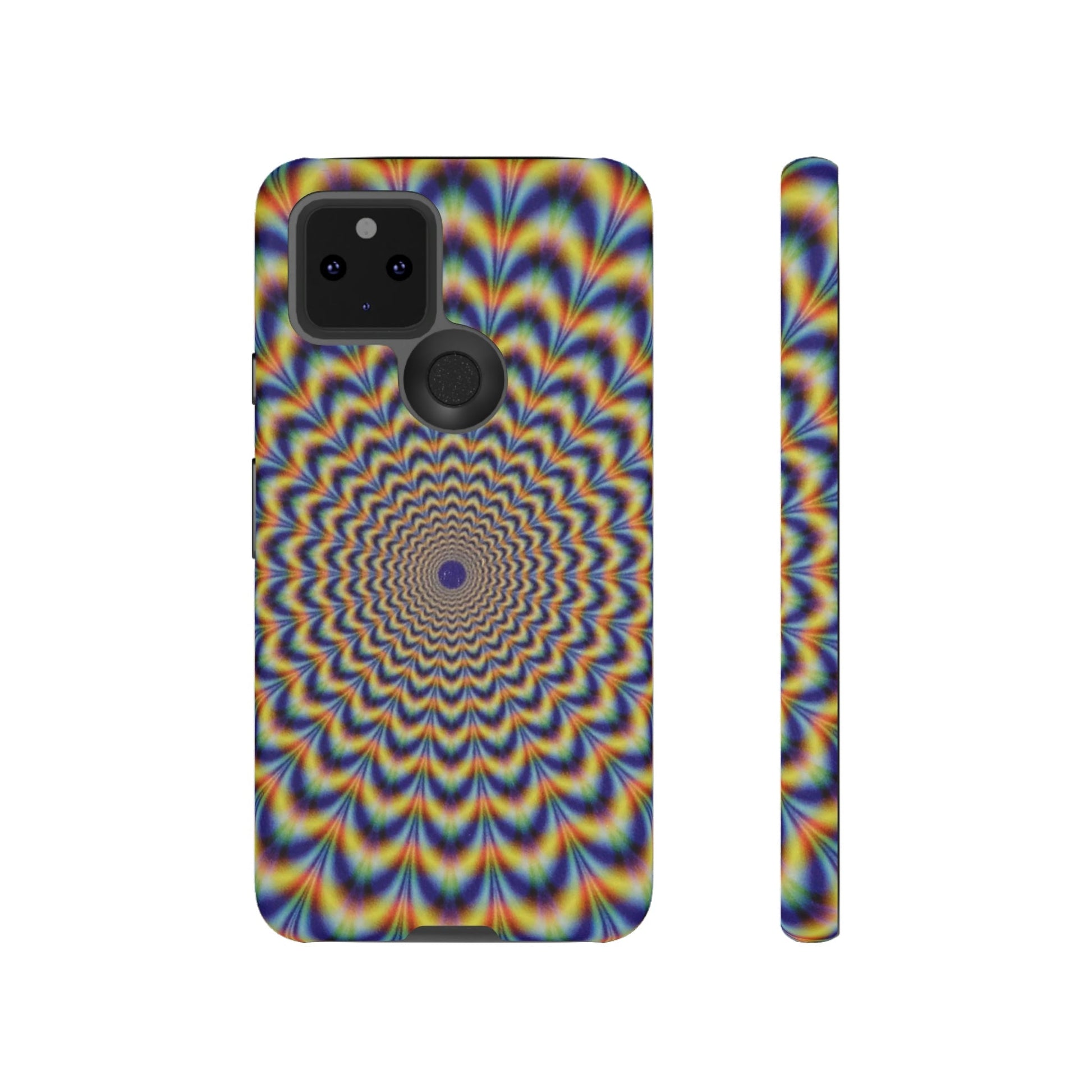 Phone Case-ILLUSION FLOWER | Tough-Google Pixel 5 5G-Matte-PhoneCaseBoss-Phone-Best-Phone-Cases