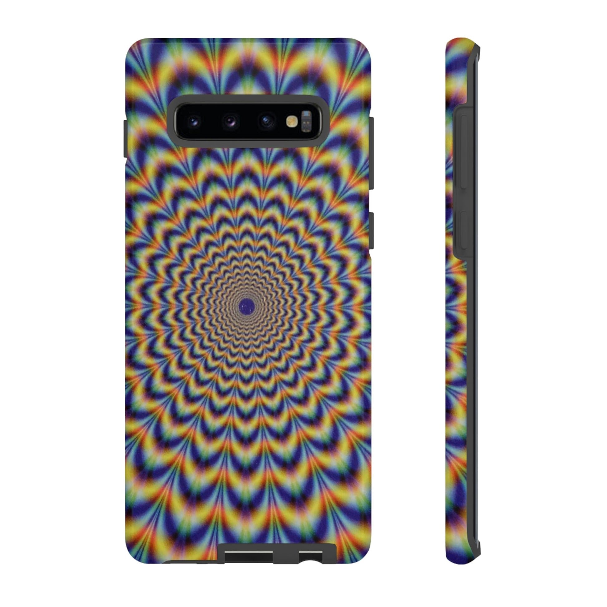 Phone Case-ILLUSION FLOWER | Tough-Samsung Galaxy S10 Plus-Glossy-PhoneCaseBoss-Phone-Best-Phone-Cases