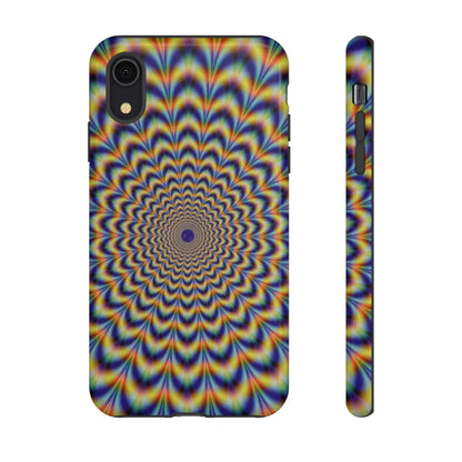 Phone Case-ILLUSION FLOWER | Tough-iPhone XR-Glossy-PhoneCaseBoss-Phone-Best-Phone-Cases