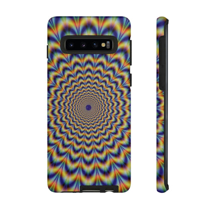 Phone Case-ILLUSION FLOWER | Tough-Samsung Galaxy S10-Matte-PhoneCaseBoss-Phone-Best-Phone-Cases