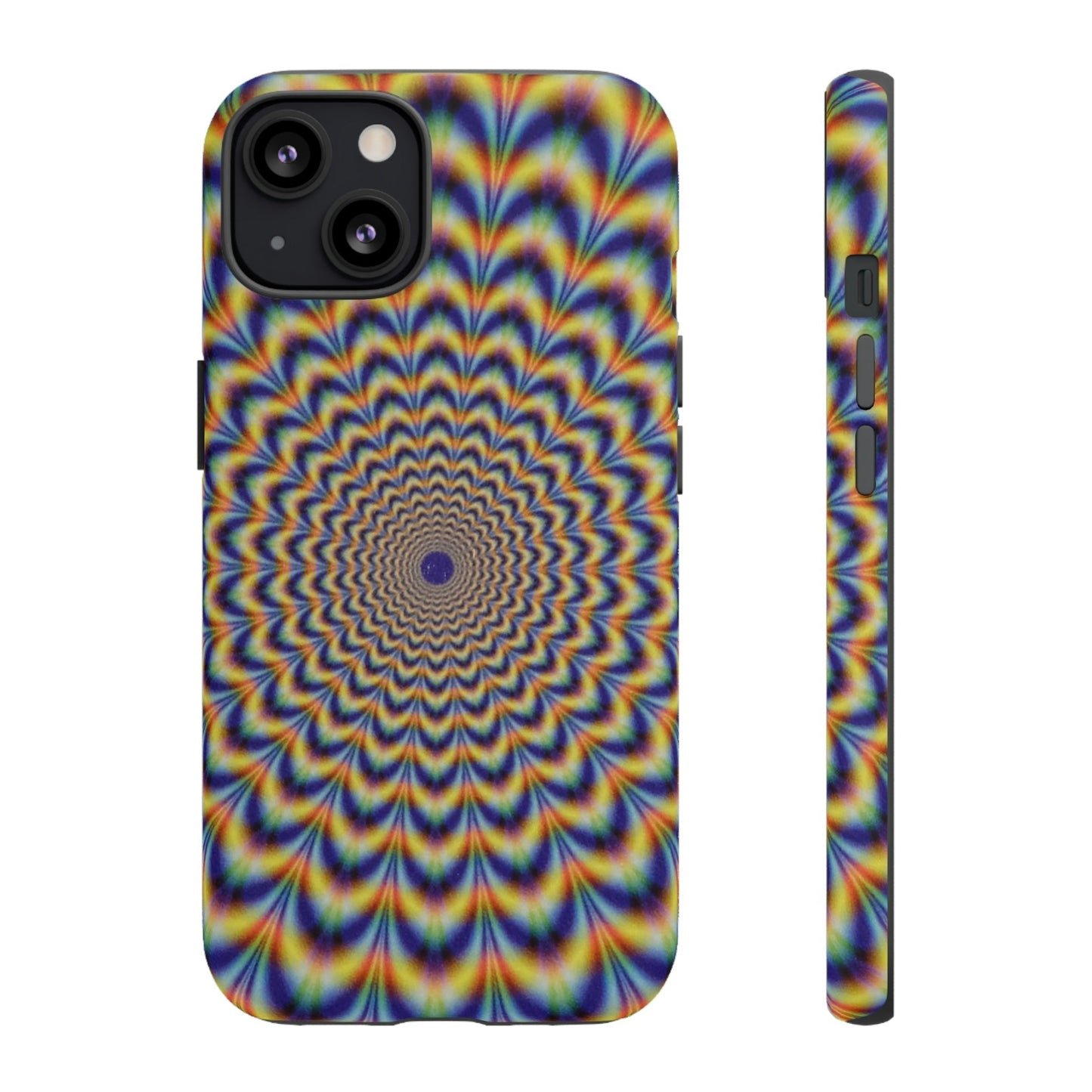 Phone Case-ILLUSION FLOWER | Tough-iPhone 13-Matte-PhoneCaseBoss-Phone-Best-Phone-Cases