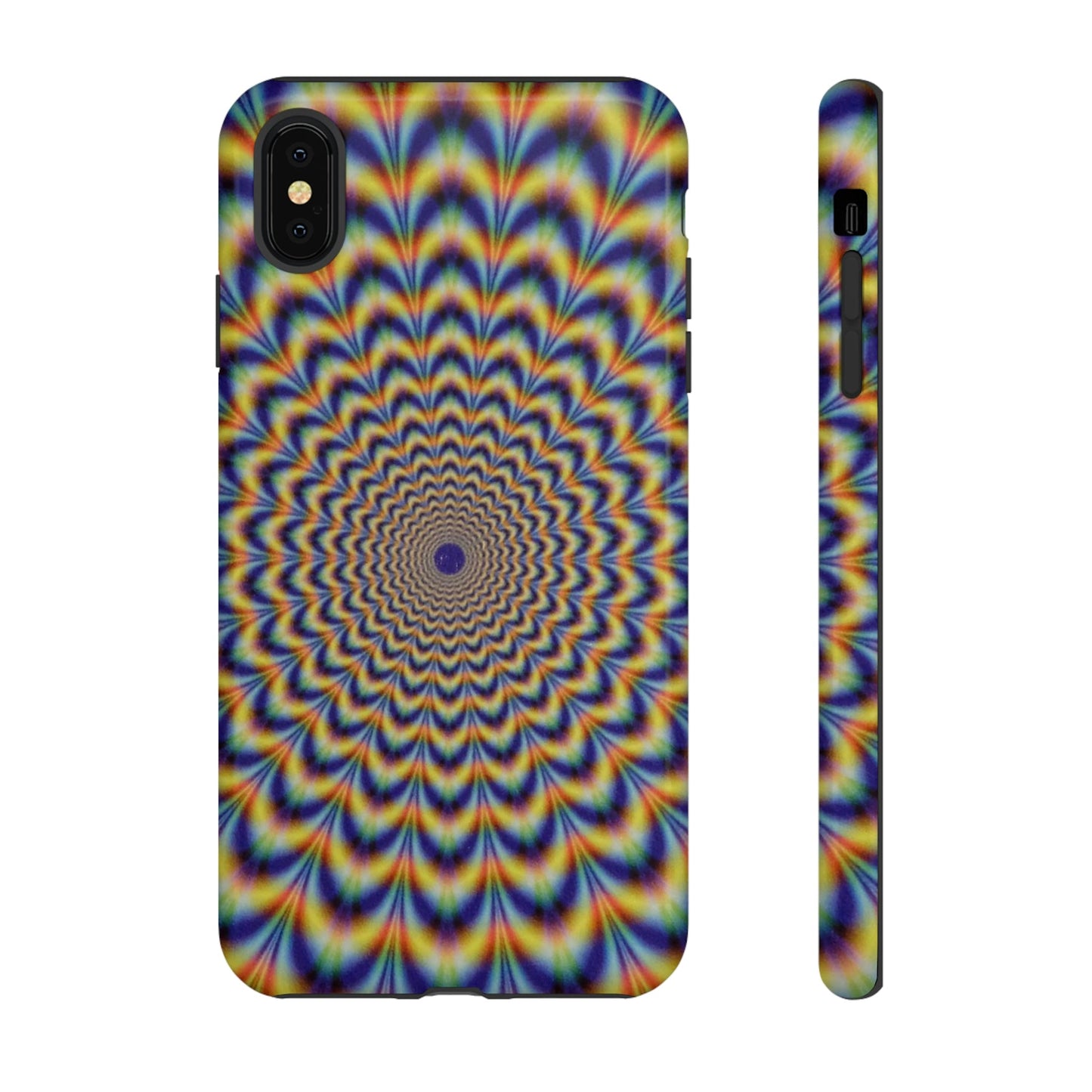 Phone Case-ILLUSION FLOWER | Tough-iPhone XS MAX-Glossy-PhoneCaseBoss-Phone-Best-Phone-Cases