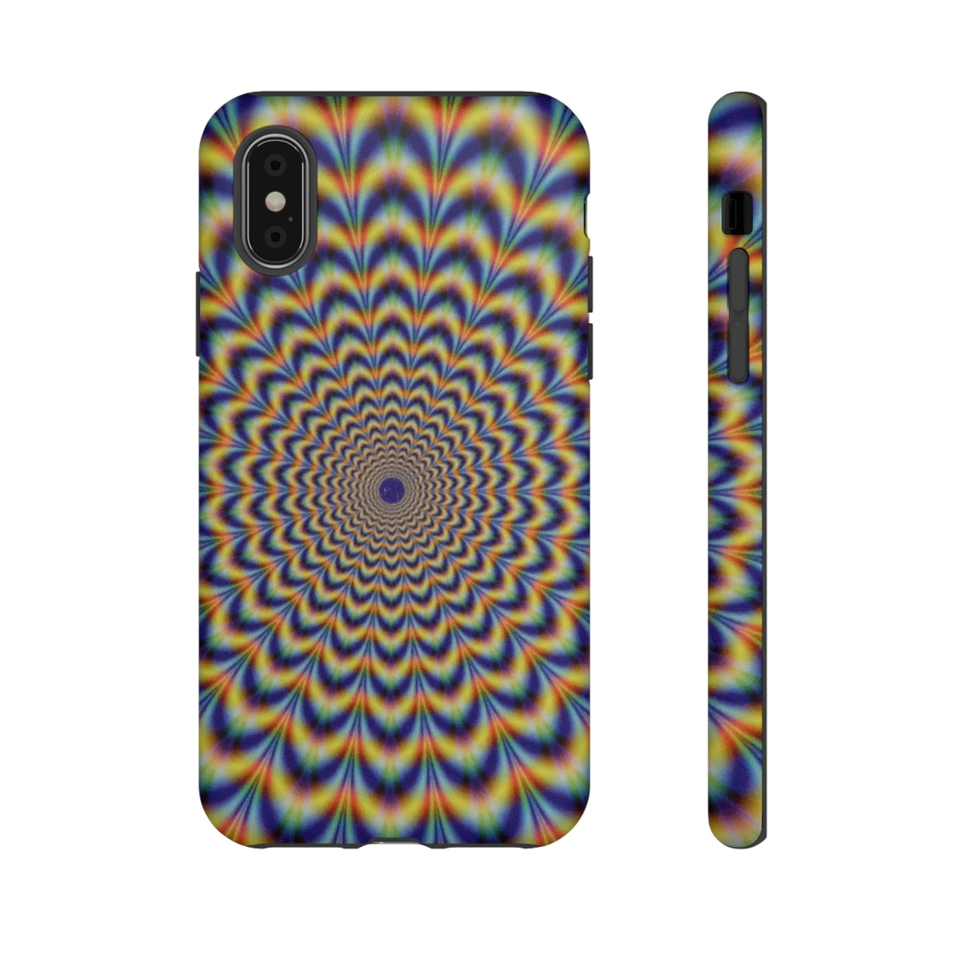 Phone Case-ILLUSION FLOWER | Tough-iPhone XS-Matte-PhoneCaseBoss-Phone-Best-Phone-Cases