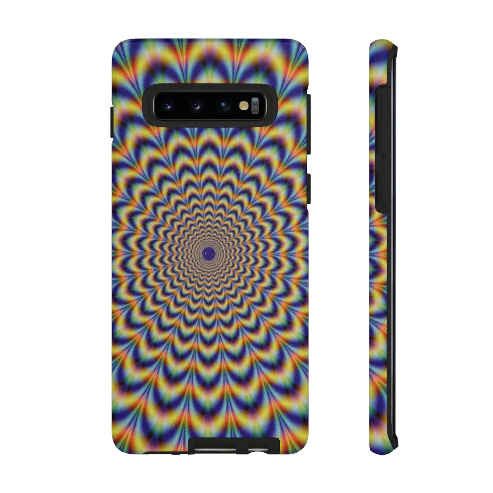 Phone Case-ILLUSION FLOWER | Tough-Samsung Galaxy S10-Glossy-PhoneCaseBoss-Phone-Best-Phone-Cases