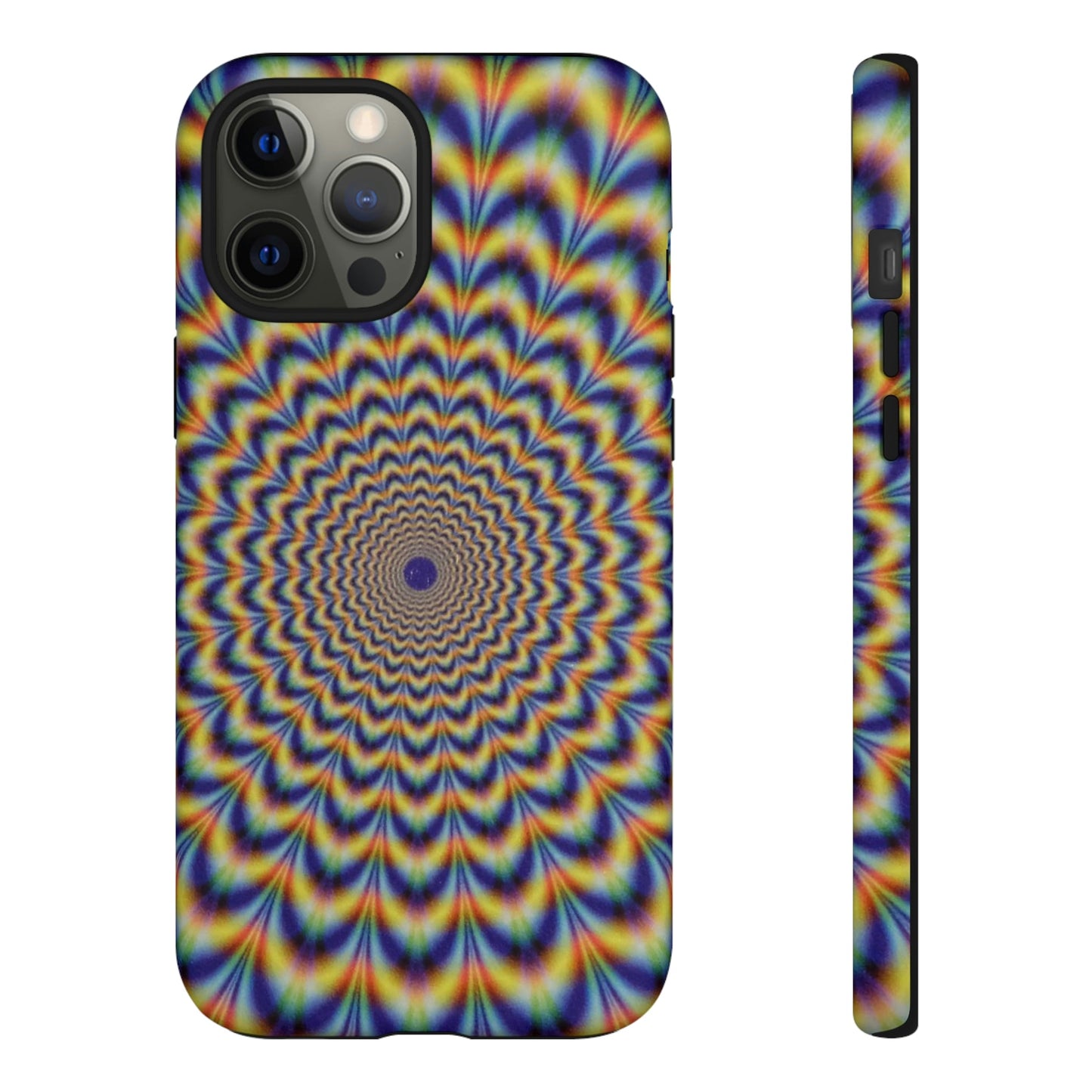 Phone Case-ILLUSION FLOWER | Tough-iPhone 12 Pro Max-Matte-PhoneCaseBoss-Phone-Best-Phone-Cases