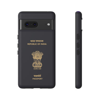 Phone Case-Indian Passport | Tough-Google Pixel 7-Matte-PhoneCaseBoss-Phone-Best-Phone-Cases