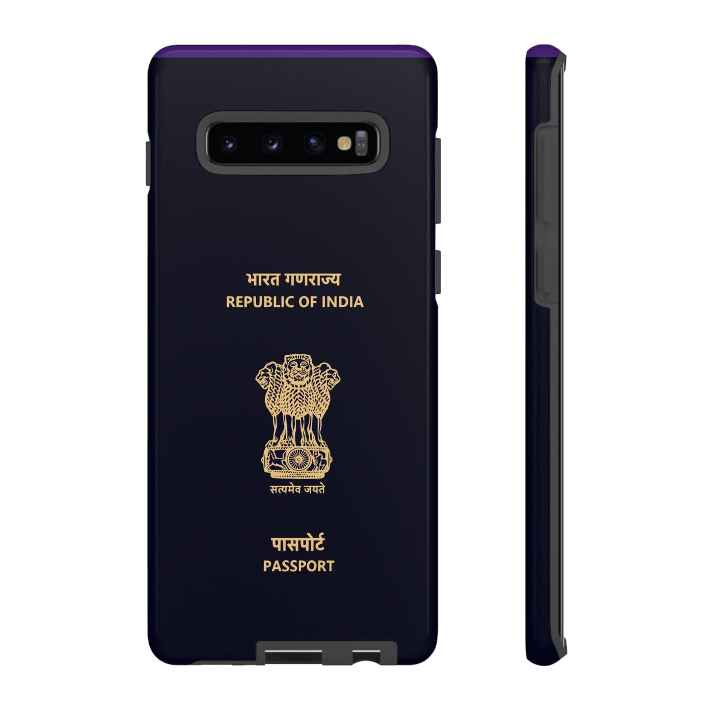 Phone Case-Indian Passport | Tough-Samsung Galaxy S10 Plus-Glossy-PhoneCaseBoss-Phone-Best-Phone-Cases