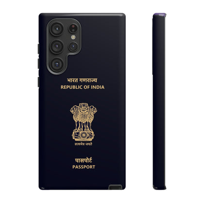 Phone Case-Indian Passport | Tough-Samsung Galaxy S22 Ultra-Glossy-PhoneCaseBoss-Phone-Best-Phone-Cases