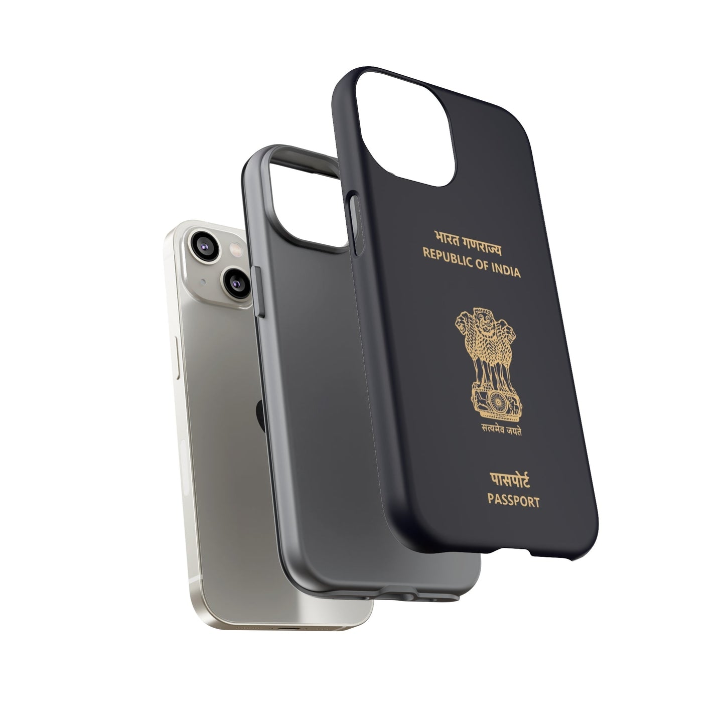 Phone Case-Indian Passport | Tough-PhoneCaseBoss-Phone-Best-Phone-Cases