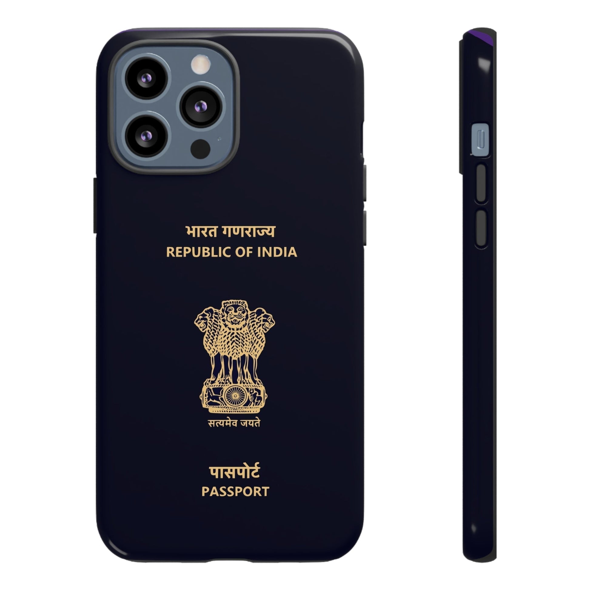 Phone Case-Indian Passport | Tough-iPhone 13 Pro Max-Glossy-PhoneCaseBoss-Phone-Best-Phone-Cases