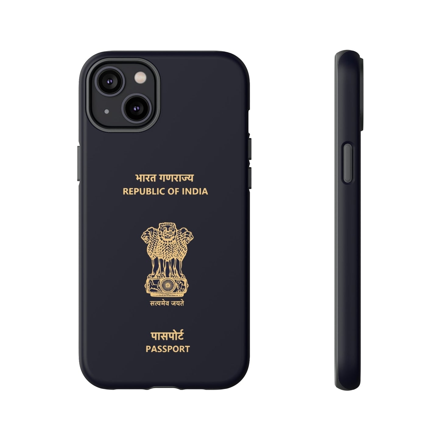 Phone Case-Indian Passport | Tough-iPhone 14 Plus-Matte-PhoneCaseBoss-Phone-Best-Phone-Cases