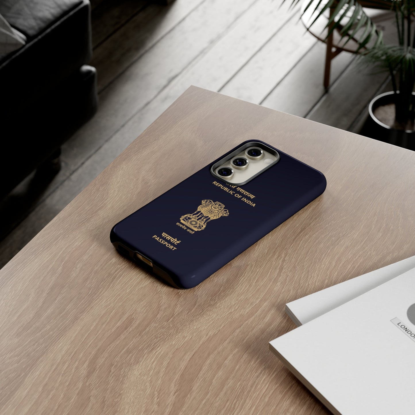 Phone Case-Indian Passport | Tough-PhoneCaseBoss-Phone-Best-Phone-Cases