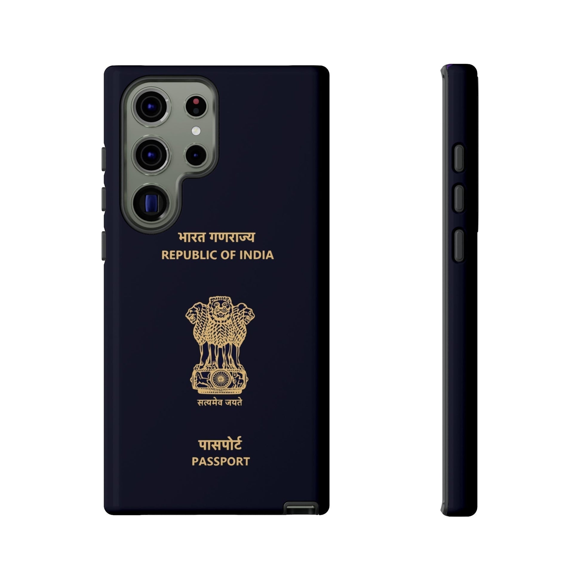 Phone Case-Indian Passport | Tough-Samsung Galaxy S23 Ultra-Glossy-PhoneCaseBoss-Phone-Best-Phone-Cases