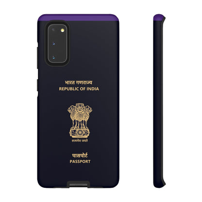 Phone Case-Indian Passport | Tough-Samsung Galaxy S20-Matte-PhoneCaseBoss-Phone-Best-Phone-Cases