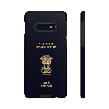 Phone Case-Indian Passport | Tough-Samsung Galaxy S10E-Matte-PhoneCaseBoss-Phone-Best-Phone-Cases