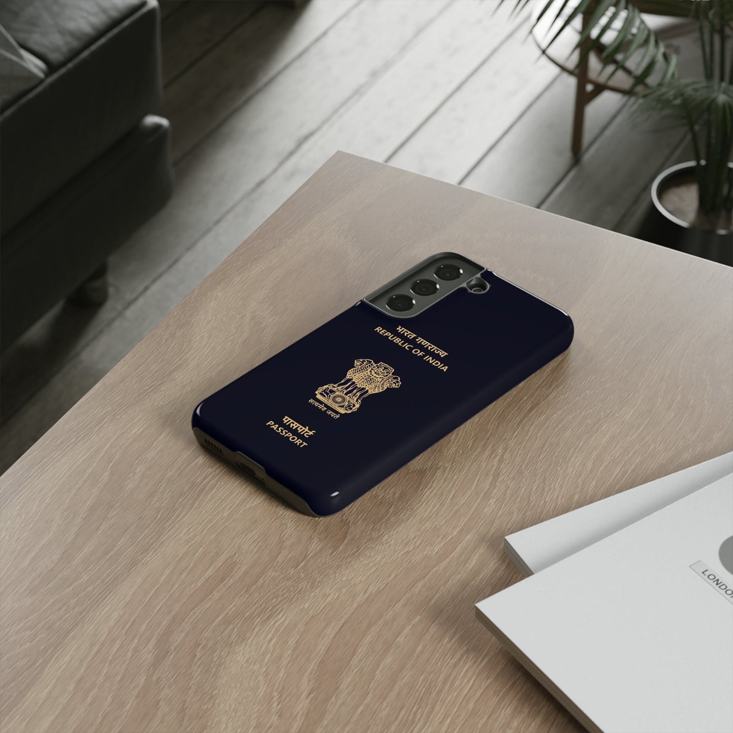 Phone Case-Indian Passport | Tough-PhoneCaseBoss-Phone-Best-Phone-Cases