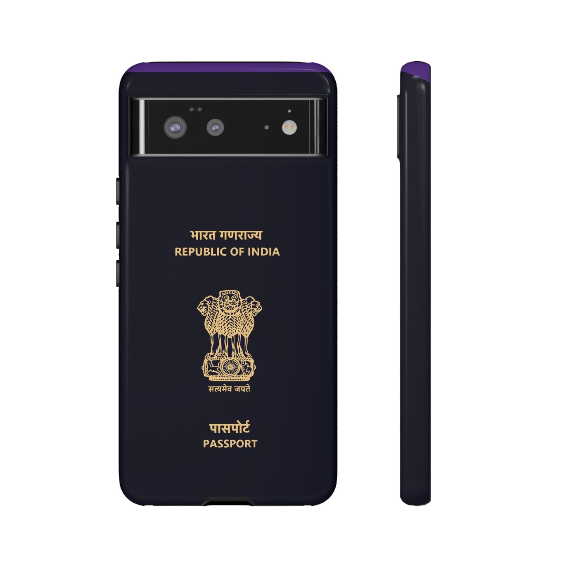 Phone Case-Indian Passport | Tough-Google Pixel 6-Glossy-PhoneCaseBoss-Phone-Best-Phone-Cases