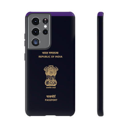 Phone Case-Indian Passport | Tough-Samsung Galaxy S21 Ultra-Glossy-PhoneCaseBoss-Phone-Best-Phone-Cases