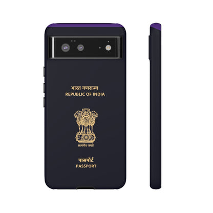 Phone Case-Indian Passport | Tough-Google Pixel 6-Matte-PhoneCaseBoss-Phone-Best-Phone-Cases