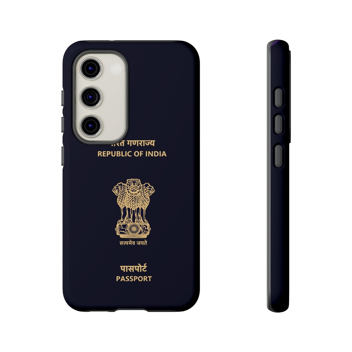 Phone Case-Indian Passport | Tough-Samsung Galaxy S23-Matte-PhoneCaseBoss-Phone-Best-Phone-Cases