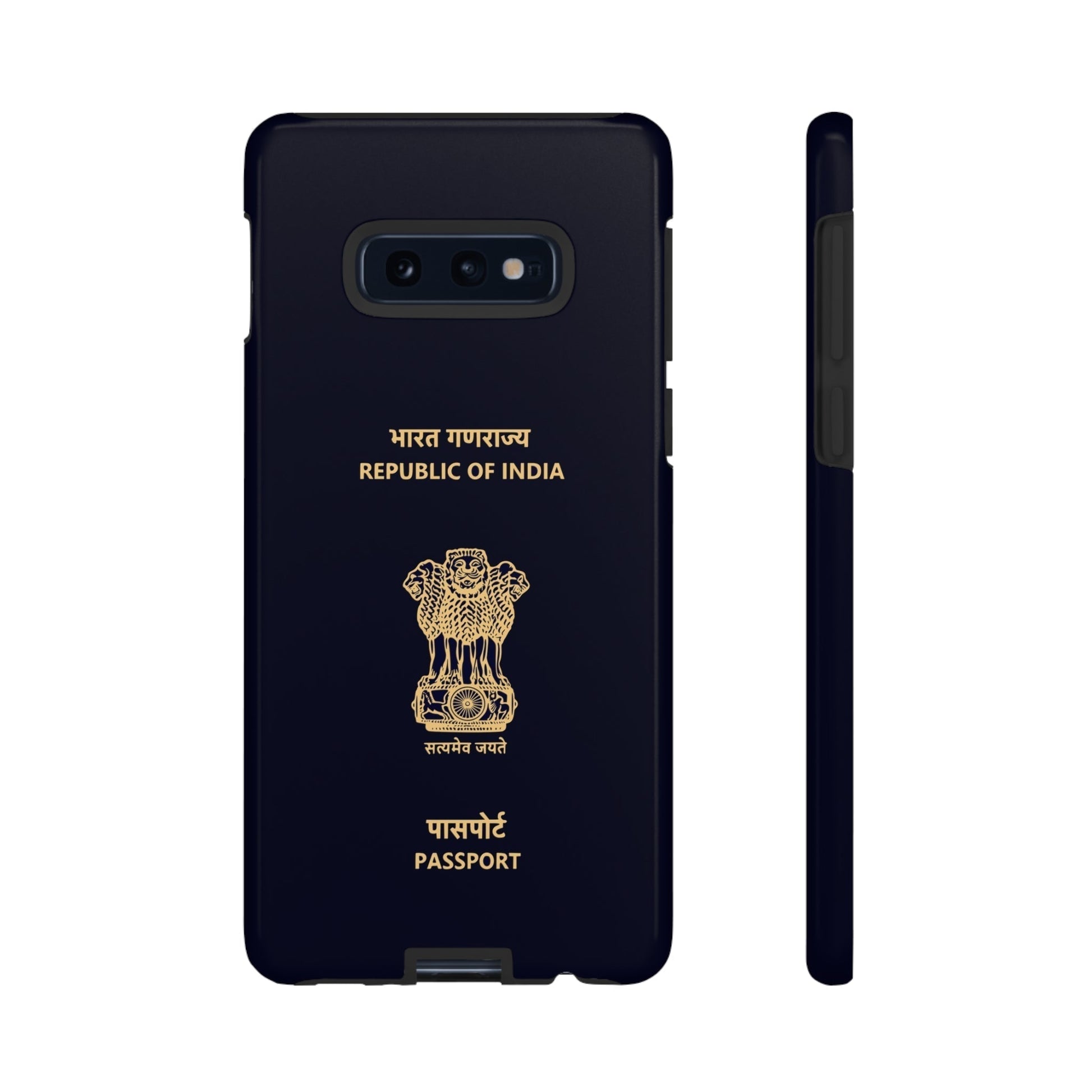 Phone Case-Indian Passport | Tough-Samsung Galaxy S10E-Glossy-PhoneCaseBoss-Phone-Best-Phone-Cases