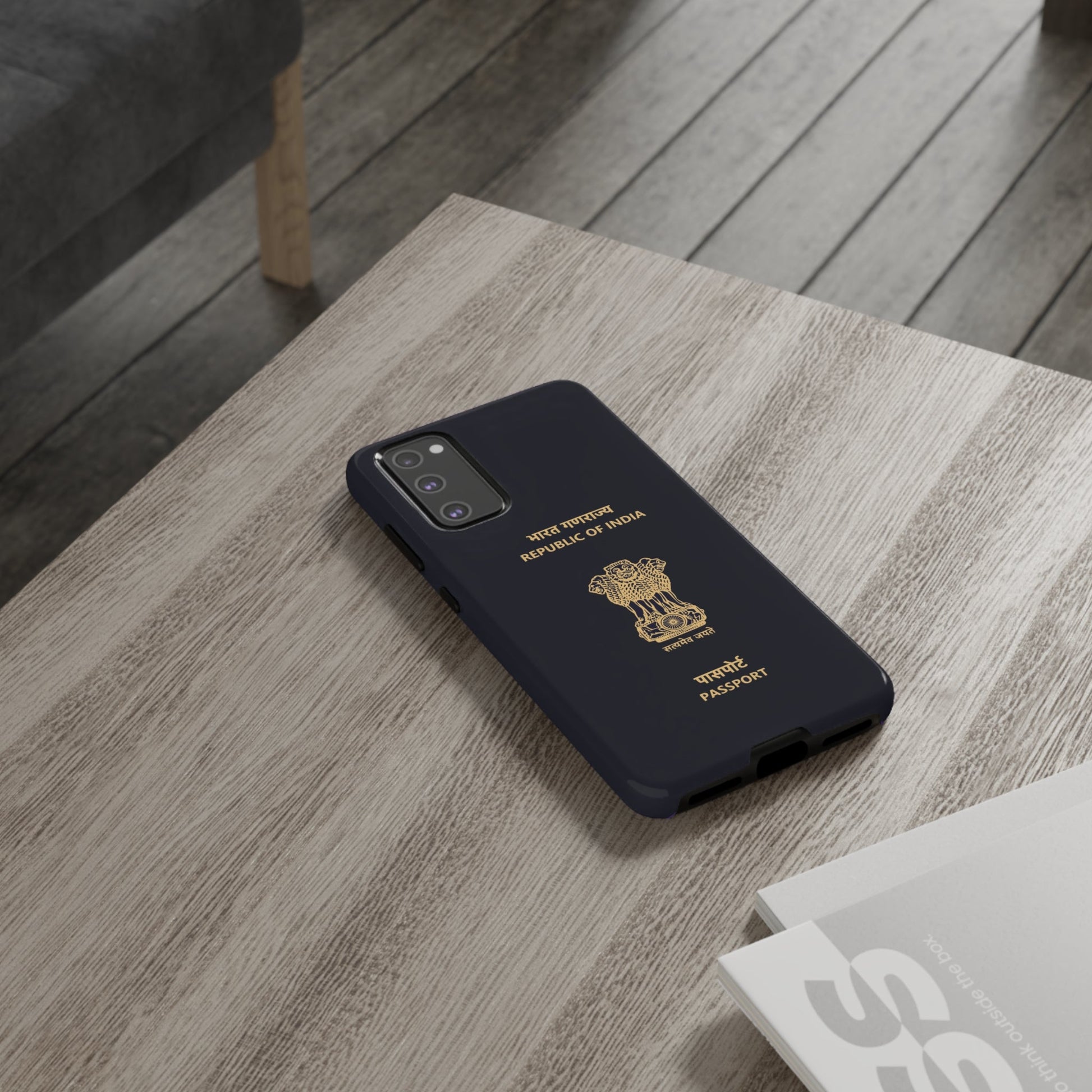 Phone Case-Indian Passport | Tough-PhoneCaseBoss-Phone-Best-Phone-Cases