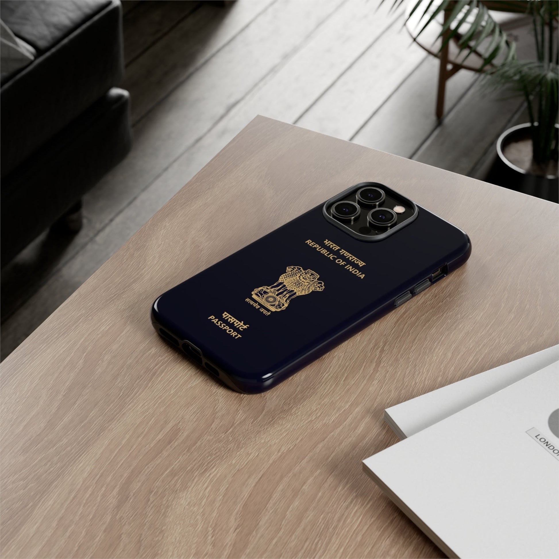 Phone Case-Indian Passport | Tough-PhoneCaseBoss-Phone-Best-Phone-Cases