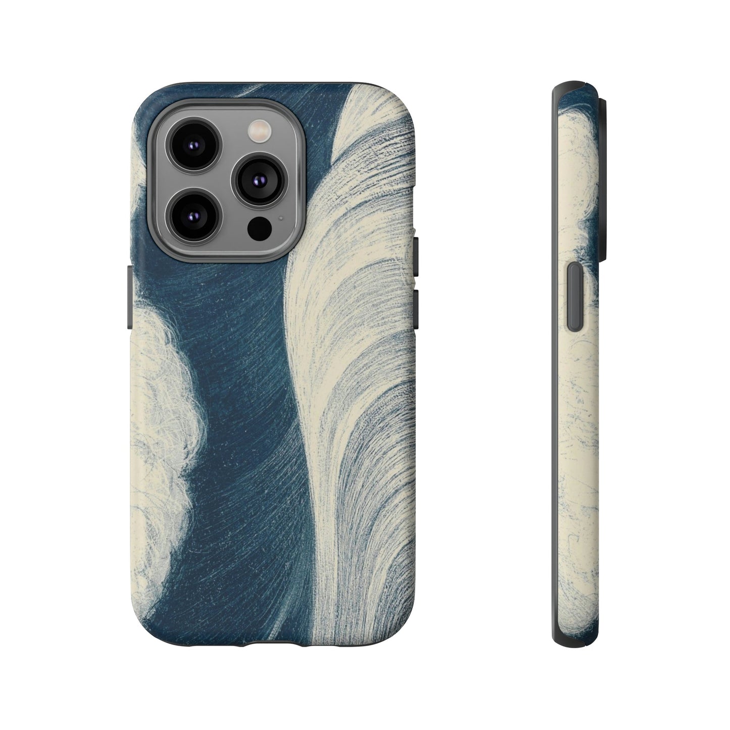 Phone Case-JAPANESE WAVES | Tough-iPhone 14 Pro-Matte-PhoneCaseBoss-Phone-Best-Phone-Cases