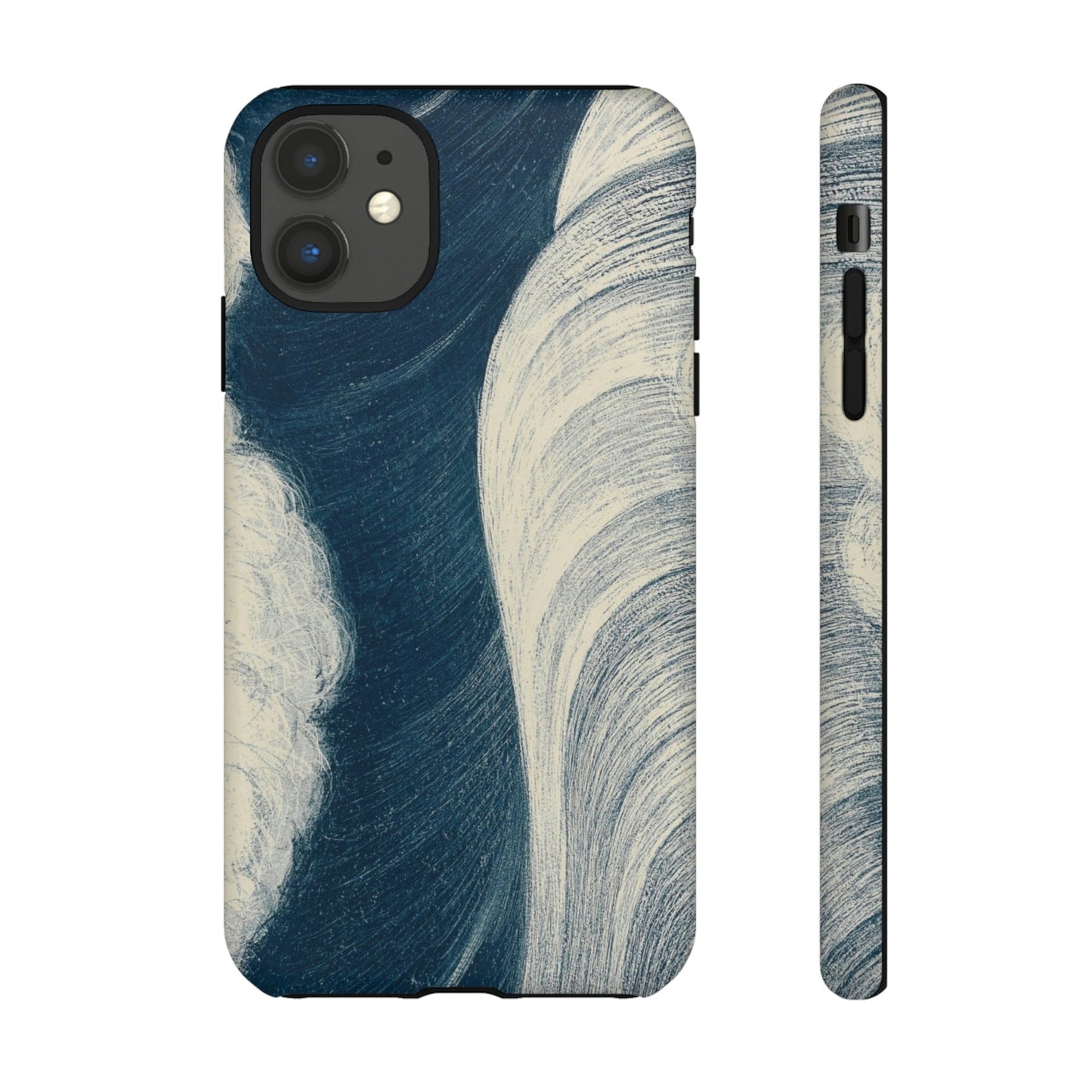 Phone Case-JAPANESE WAVES | Tough-iPhone 11-Matte-PhoneCaseBoss-Phone-Best-Phone-Cases