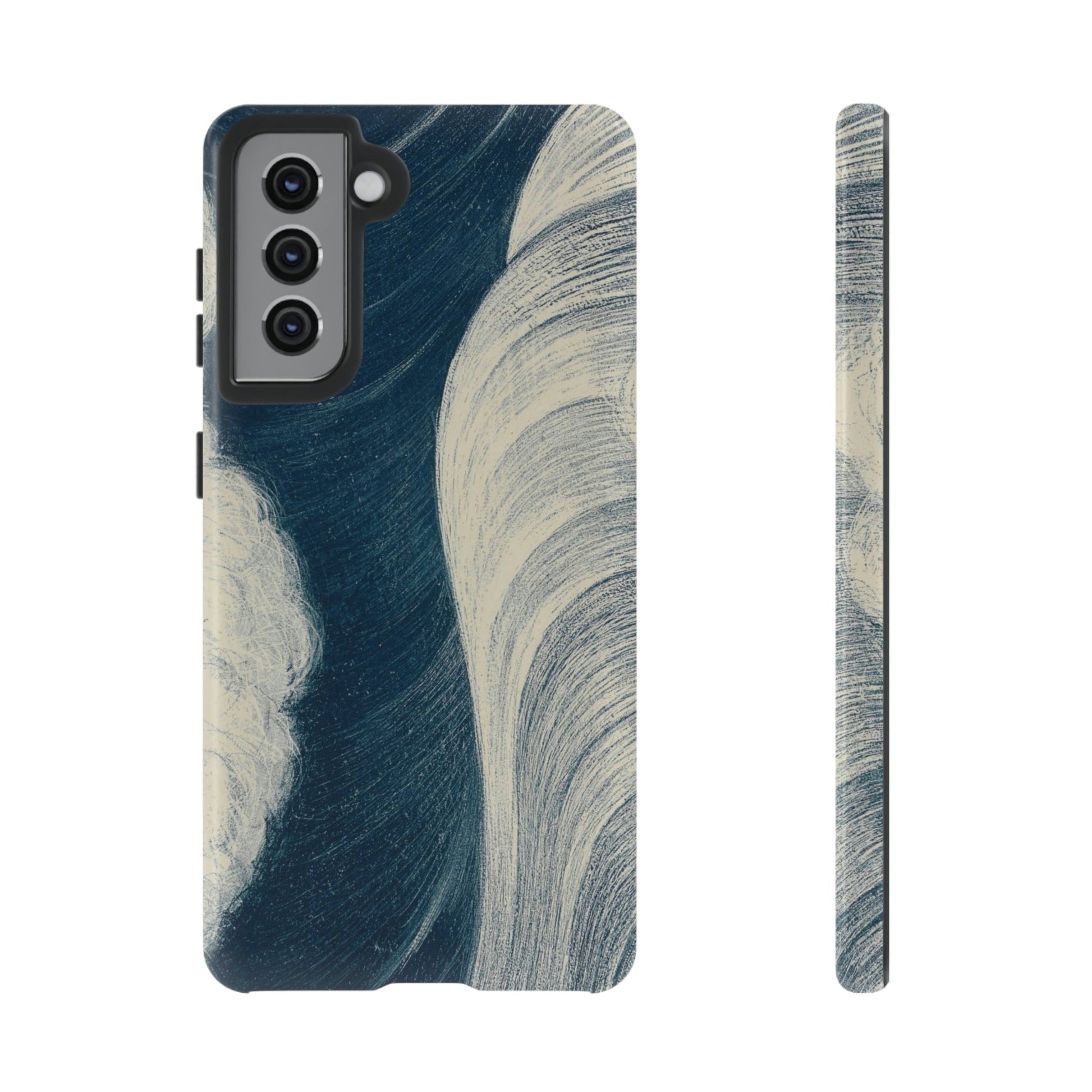 Phone Case-JAPANESE WAVES | Tough-Samsung Galaxy S21-Glossy-PhoneCaseBoss-Phone-Best-Phone-Cases