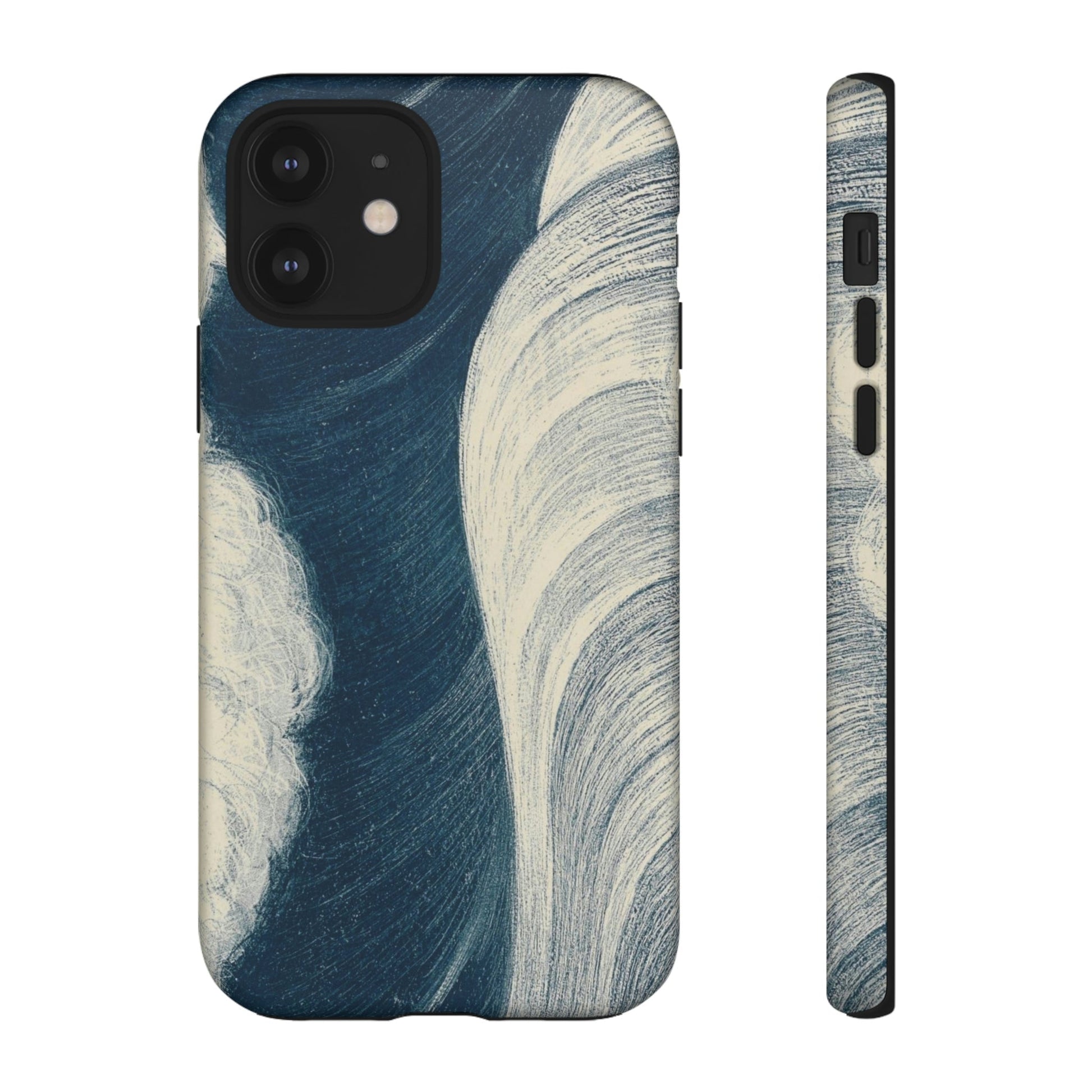 Phone Case-JAPANESE WAVES | Tough-iPhone 12-Matte-PhoneCaseBoss-Phone-Best-Phone-Cases