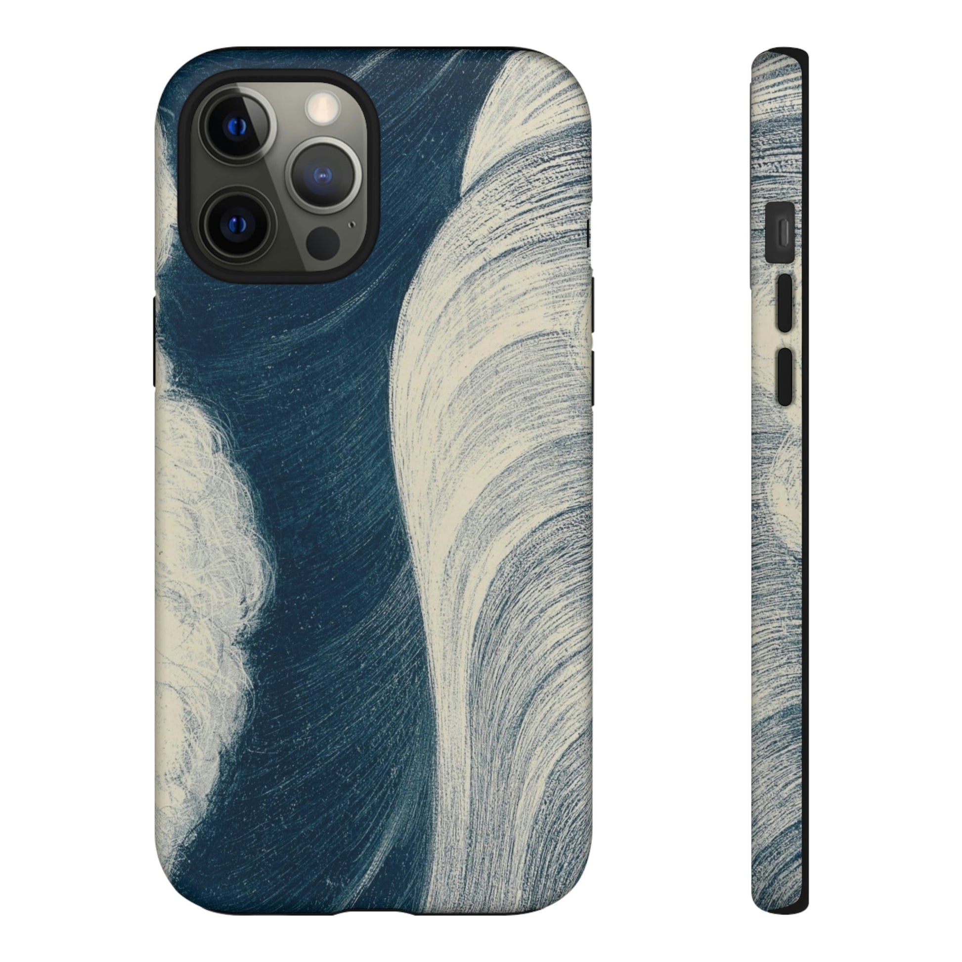 Phone Case-JAPANESE WAVES | Tough-iPhone 12 Pro Max-Matte-PhoneCaseBoss-Phone-Best-Phone-Cases