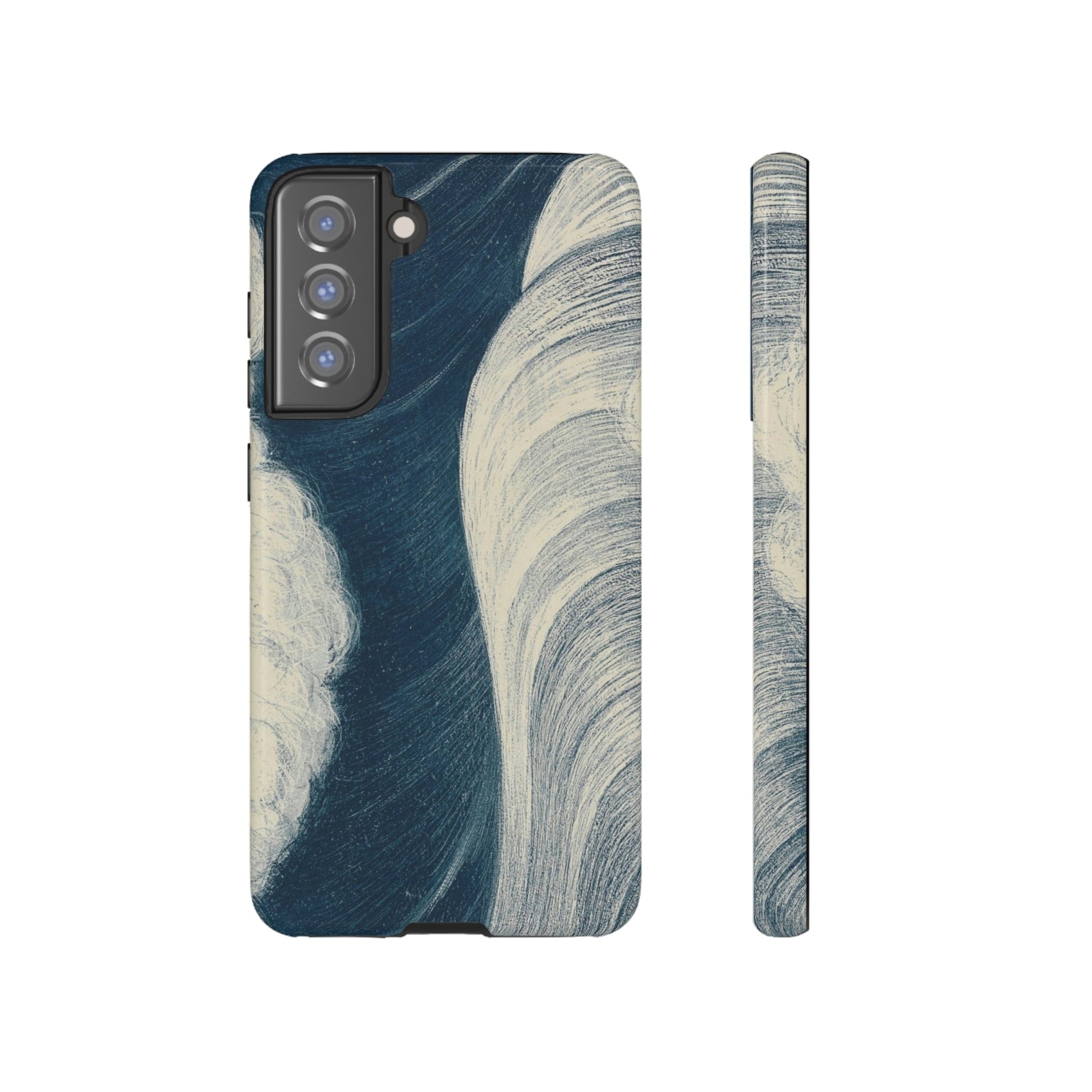 Phone Case-JAPANESE WAVES | Tough-Samsung Galaxy S21 FE-Glossy-PhoneCaseBoss-Phone-Best-Phone-Cases