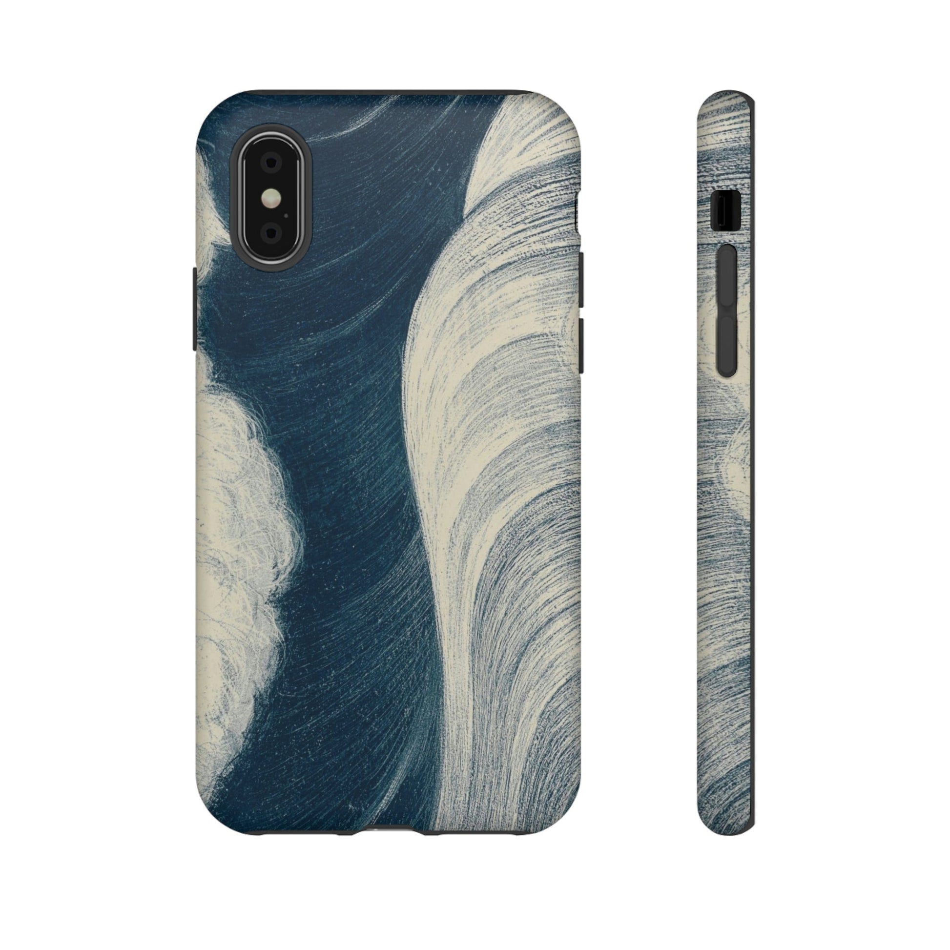 Phone Case-JAPANESE WAVES | Tough-iPhone XS-Matte-PhoneCaseBoss-Phone-Best-Phone-Cases